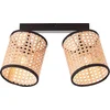 Image de Brilliant Wiley - Plafondspot - Beige;Zwart