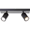 Image de Brilliant Jello - Plafondspot - GU10 2x4,5W - 3000K - Zwart