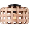Image de Brilliant Woodline - Plafondlamp - E27 max 1x60W - Natuur/Zwart