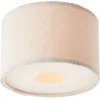 Image de Brilliant Teddy - Plafondlamp - E27 max 1x25W - Teddystof - Beige