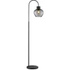 Image de Brilliant Ligari - Vloerlamp - E27 max 1x20W - Zwart/Smoke
