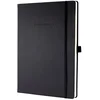 Image de Sigel notitieboek Conceptum Pure A4 zwart hardcover 194 pagina's 80 grams ruit