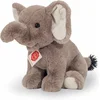 Image de Hermann Teddy Knuffeldier Olifant - zachte pluche stof - premium knuffels - grijs - 25 cm