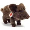 Image de Hermann Teddy Knuffeldier Wild Zwijn - zachte pluche stof - premium knuffels - grijs - 30 cm