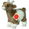 Image de Hermann Teddy Knuffeldier Geit - zachte pluche stof - premium knuffels - bruin/wit - 22 cm