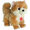 Image de Hermann Teddy Knuffeldier dwerg keeshond - zachte pluche - premium kwaliteit knuffels - lichtbruin - 22 cm