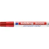 Image de edding 3000 permanent marker rond - Rood - 1 stuk