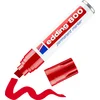 Image de edding 800 permanent marker   rood   1 stift   beitel punt 4-12 mm - water en wrijfvast - voor karton, kunststof, hout, metaal, etc. - alcohol markers voor volwassenen