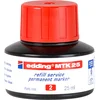 Image de edding MTK 25 navulinkt permanent marker rood - geschikt voor edding permanent markers - gemakkelijk navullen via het capillairsysteem
