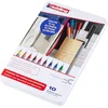 Image de edding 55/10 S fineliners assorti set - ronde punt - 0,3 mm - set van 10 stuks