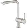 Image de GROHE Minta Keukenkraan - Hoge draaibare L-uitloop - Met uittrekbare handdouche - RVS