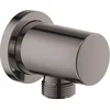 Image de GROHE Rainshower Aansluitbocht Rond - Hard graphite (antraciet glanzend)
