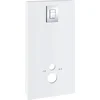 Image de GROHE QuickFix Solido Monobloc Bedieningspaneel - incl. Skate Cosmopolitan drukknop - moon white - 39377LS0