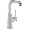 Image de GROHE Essence Wastafelkraan - hoge draaibare uitloop - met trekwaste - RVS - AquaCalibrator