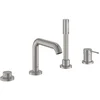 Image de GROHE Essence New Viergats Badrandcombinatie - SuperSteel
