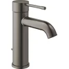 Image de GROHE Essence Wastafelkraan - Laag - Met trekwaste - Hard Graphite geborsteld (mat antraciet)