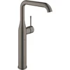 Image de GROHE Essence New Wastafelkraan - Extra hoge draaibare uitloop - Hard Graphite geborsteld (mat antraciet)