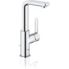 Image de GROHE Lineare Wastafelkraan L - Hoge uitloop - Met trekwaste - Chroom