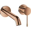 Image de GROHE Essence New Wandgemonteerde Inbouw Wastafelkraan - afbouwdeel - exclusief inbouwdeel - warm sunset (brons) - 19408DA1