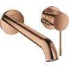Image de GROHE Essence New Wandgemonteerde Inbouw Wastafelkraan - afbouwdeel - zonder inbouwdeel - lange uitloop - warm sunset (brons) - 19967DA1