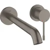 Image de GROHE Essence New Wandgemonteerde Inbouw Wastafelkraan - afbouwdeel - zonder inbouwdeel - lange uitloop - hard graphite geborsteld (mat antraciet) - Waterbesparend