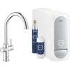 Image de GROHE Blue Home Duo Keukenkraan - Met Bluetooth en WIFI - Starterkit - C-Uitloop - Chroom - Voor gezuiverd, gekoeld en bruisend water