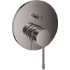 Image de GROHE Essence inbouw douchekraan - Opbouwdeel - 2 uitgangen -hard graphite (glanzend antraciet)