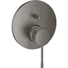 Image de GROHE Essence inbouw douchekraan - Opbouwdeel - 2 uitgangen - Geborsteld hard graphite (mat antraciet)
