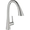 Image de GROHE Zedra Keukenkraan - Uittrekbare sproeikop - 3 straalstanden - 360 graden draaibaar - RVS - 32294DC2