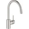 Image de GROHE Concetto keukenkraan - draaibare C-uitloop - uittrekbare handdouche - RVS (supersteel) - 32663DC3