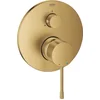 Image de GROHE Essence inbouw douchekraan - Opbouwdeel - 3 uitgangen - Geborsteld cool sunrise (mat goud)