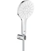 Image de GROHE Rainshower SmartActive 130 Doucheset - 3 straalsoorten - wandhouder - chroom/moon white - 26581LS0