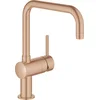 Image de GROHE Minta keukenkraan - draaibare hoge U-uitloop - 1 straalstand - mat brons (brushed warm sunset) - 32488DL0