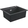 Image de GROHE K700 composiet spoelbak - 56cm - Inbouw - Met overloop en automatische afvoer - Granite Black