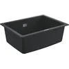 Image de GROHE K700U composiet spoelbak - 61cm - Onderbouw - Met overloop - Granite Black