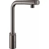 Image de GROHE Minta Smartcontrol Keukenkraan - uittrekbare sproeikop - 140 graden draaibaar - hard graphite (antraciet) - 31613A00