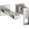 Image de Grohe Eurocube afbouwdeel v. 2-gats inbouw wandkraan met uitloop 17.2cm supersteel