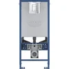 Image de GROHE Rapid SLX 3-in-1 inbouwset - inbouwreservoir 1,13m voor een zwevend toilet - Met Skate Cosmopolitan S bedieningsplaat, universele spoelbak, bedieningsplaat, flowmanager, muurbevestigingen en stopcontact - 39603000