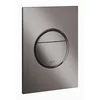 Image de GROHE Nova Cosmopolitan S Bedieningspaneel Toilet - Verticaal - Dual Flush - Eco - Hard graphite (glanzend antraciet) - Slank formaat