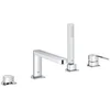Image de GROHE Plus Badmengkraan - met hendel voor badrandmontage - 15cm - chroom - 29307003