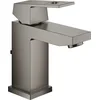 Image de Grohe Eurocube 1-gats wastafelkraan s-size met waste brushed hard graphite