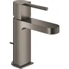 Image de GROHE Plus Waterbesparende Wastafelmengkraan - maat s - incl. pop-up waste - hard graphite geborsteld - 32612AL3