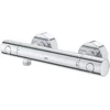 Image de GROHE Precision Get Thermostatische Douchekraan - 15 cm - Waterbesparend - Inclusief koppelingen - Chroom