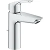 Image de GROHE Eurosmart Wastafelmengkraan - M-Size - metalen hendel - SilkMove StarLight EcoJoy - temperatuurbegrenzer - chroom