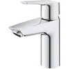 Image de GROHE Start Wastafelkraan - Waterbesparend - Lage uitloop - Met push-open waste - Chroom