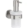 Image de GROHE Start Zeepdispenser met houder - supersteel (RVS look)