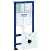 Image de Grohe Rapid SL - Voorwand installatieset voor wandcloset, stortbak GD2, bedieningsplaat Skate Cosmo, chroom 38827000