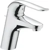 Image de GROHE Europro wastafelkraan - opbouw - voorsprong 12.9cm - eengreeps - met trekwaste - chroom