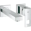 Image de GROHE Eurocube Wandgemonteerde Inbouw Wastafelkraan - Korte uitloop - Exclusief inbouwdeel - Chroom