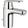 Image de GROHE Eurosmart Cosmopolitan Wastafelkraan - Lage uitloop - Met trek-waste - Chroom - Waterbesparend